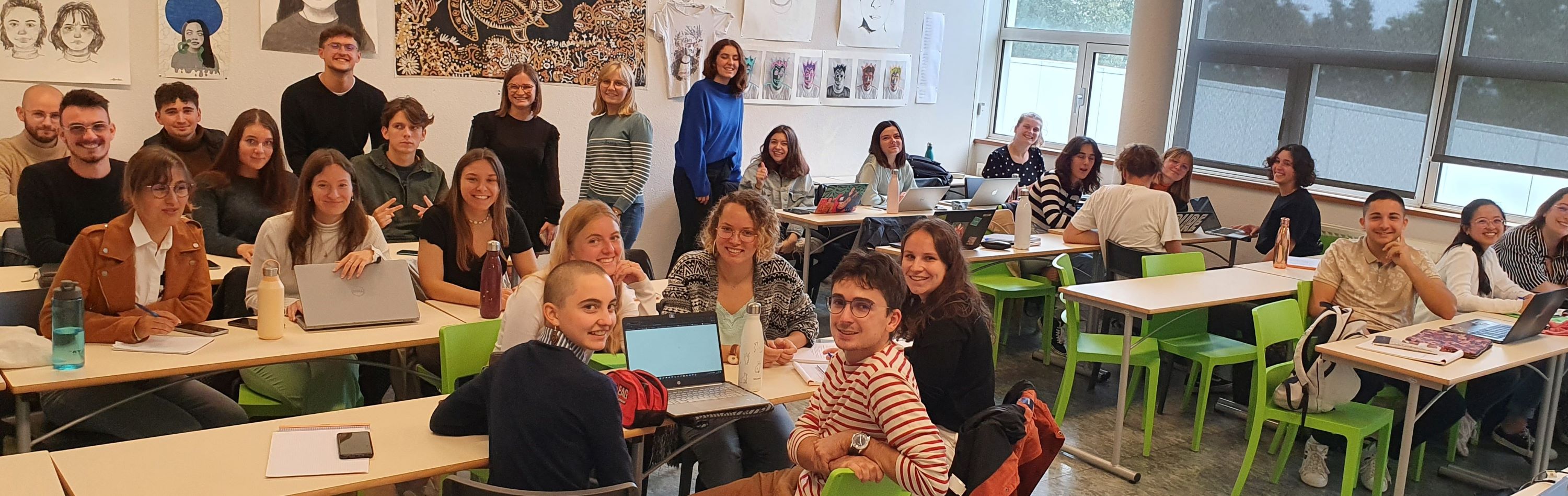 Le retour des élèves-apprentis. Ils entament leur 2è année du cycle Ingénieur Génie de l'environnement par la voie de l'apprentissage