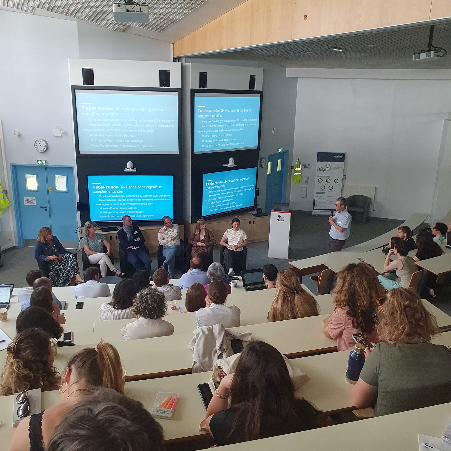 Table ronde journée apprentissage métiers de l'environnement